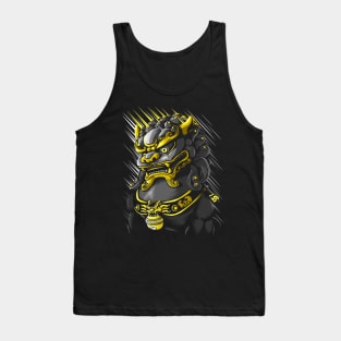 Chinese Dragon Gold Tank Top